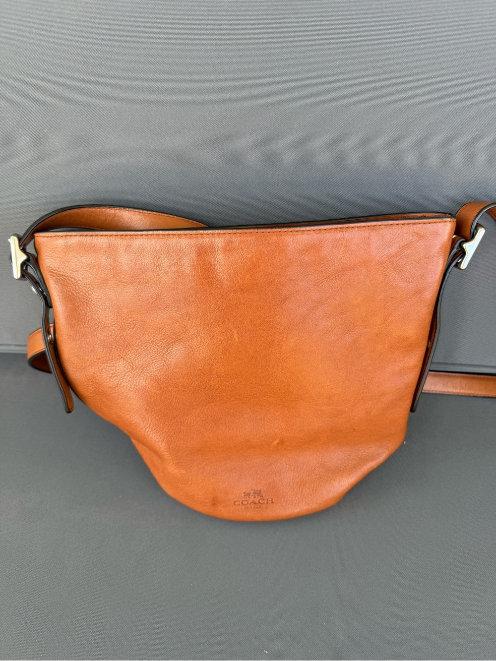 Coach Tan Leather Crossbody Bag